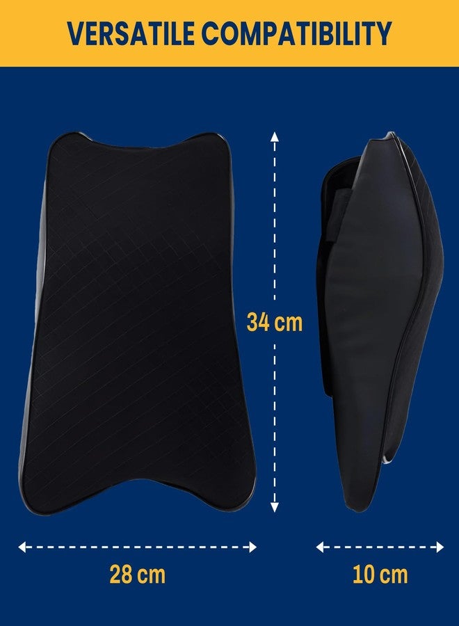 AGFP Car Seat Headrest Neck Rest Cushion | Car Neck Rest Pillow for Neck & Cervical Support Memory Foam Neck Pillow with Washable Cover Ergonomic Neck Pain Relief for Driver Front & Back Office Chair - Image 5